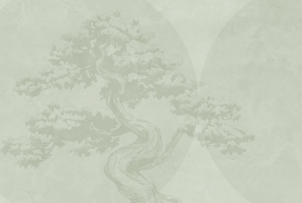 Árbol con tronco curvado Árbol con tronco curvado