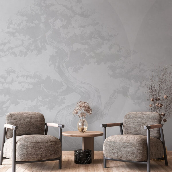 Árbol con tronco curvado Árbol con tronco curvado