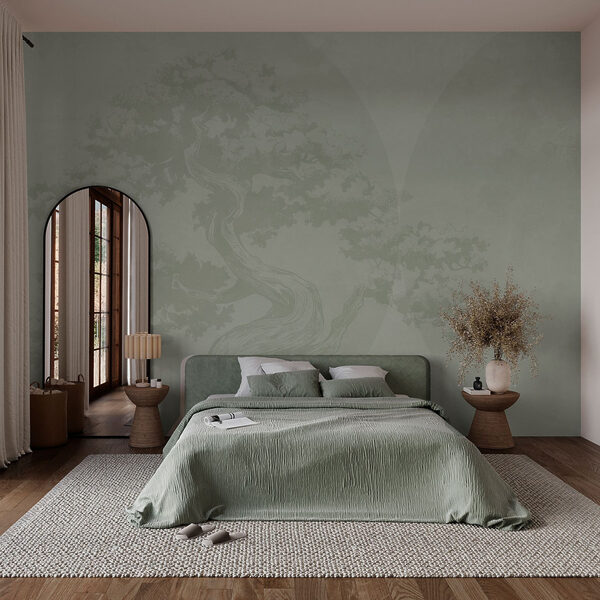 Árbol con tronco curvado Árbol con tronco curvado