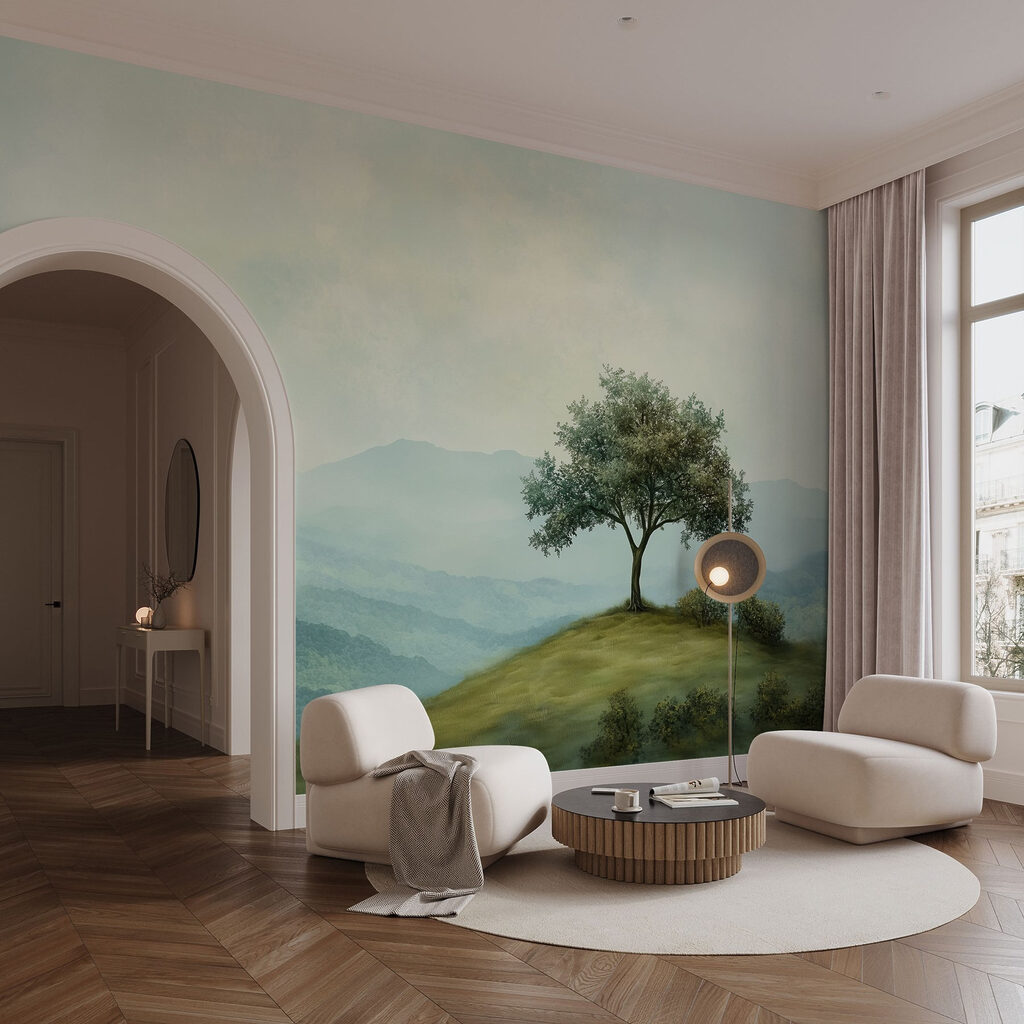 Tree on a hill