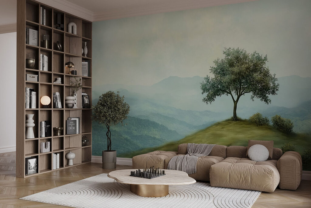 Tree on a hill