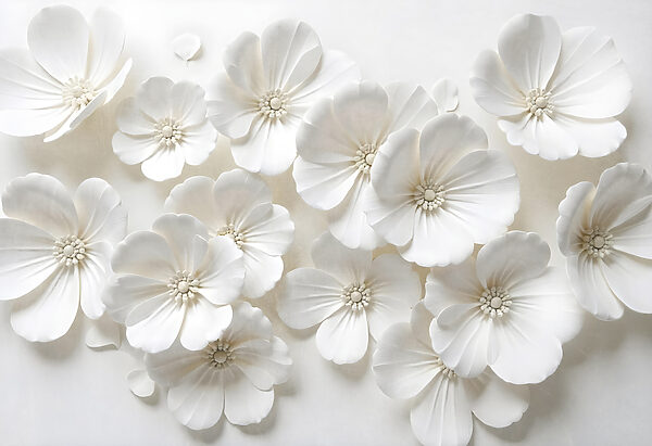 Grupo de flores blancas Grupo de flores blancas