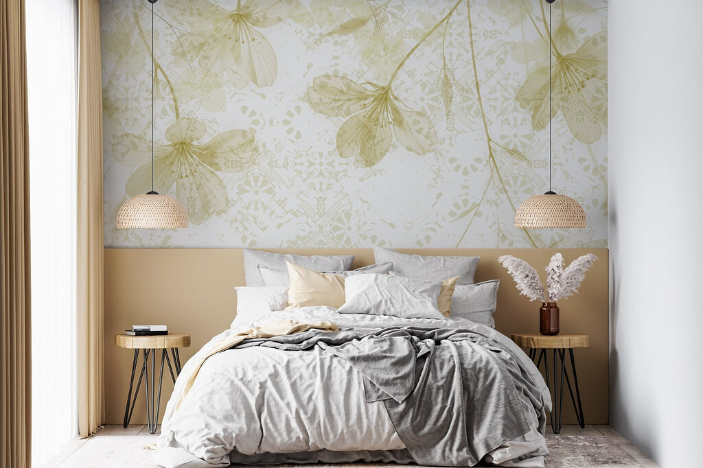 Delicate blooms in soft pastels