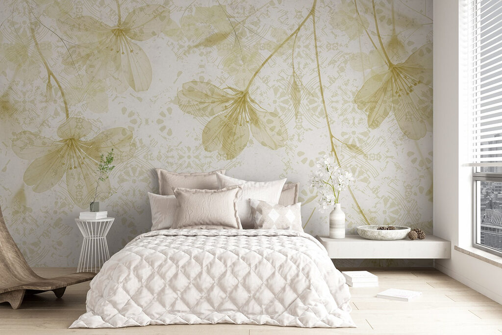 Delicate blooms in soft pastels