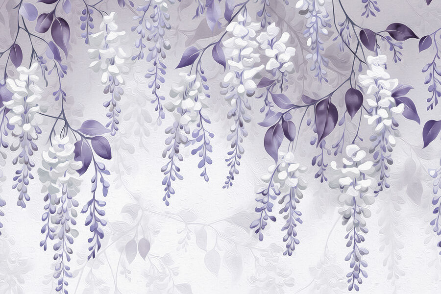Delicadas flores en tonos suaves