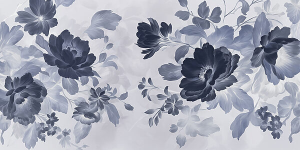 Precioso estampado floral en colores suaves Precioso estampado floral en colores suaves