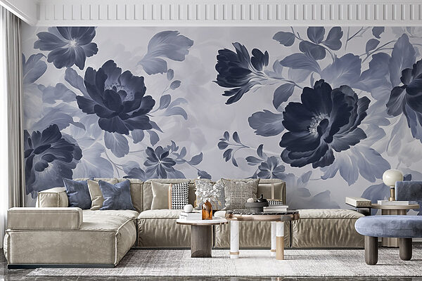 Precioso estampado floral en colores suaves Precioso estampado floral en colores suaves