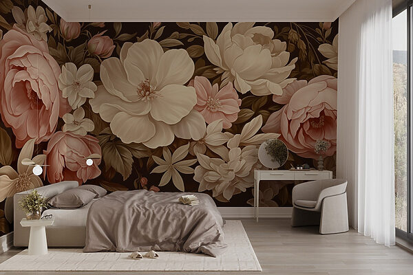 Exuberantes flores en suaves tonos pastel Exuberantes flores en suaves tonos pastel