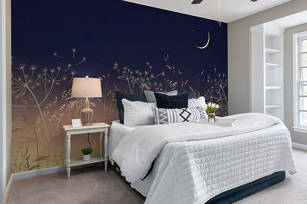 Fotomurales Fotomurales Campo de hierba y flores (SKU: w08567)