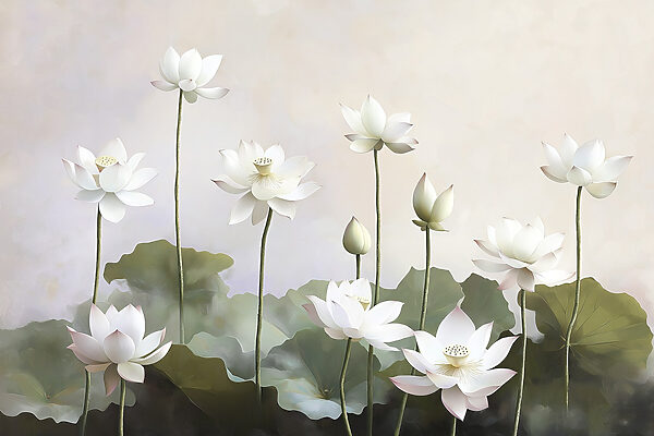 Grupo de flores blancas Grupo de flores blancas