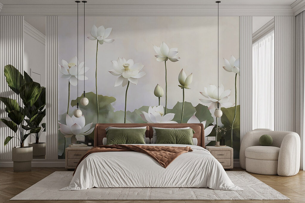 Group of white flowers