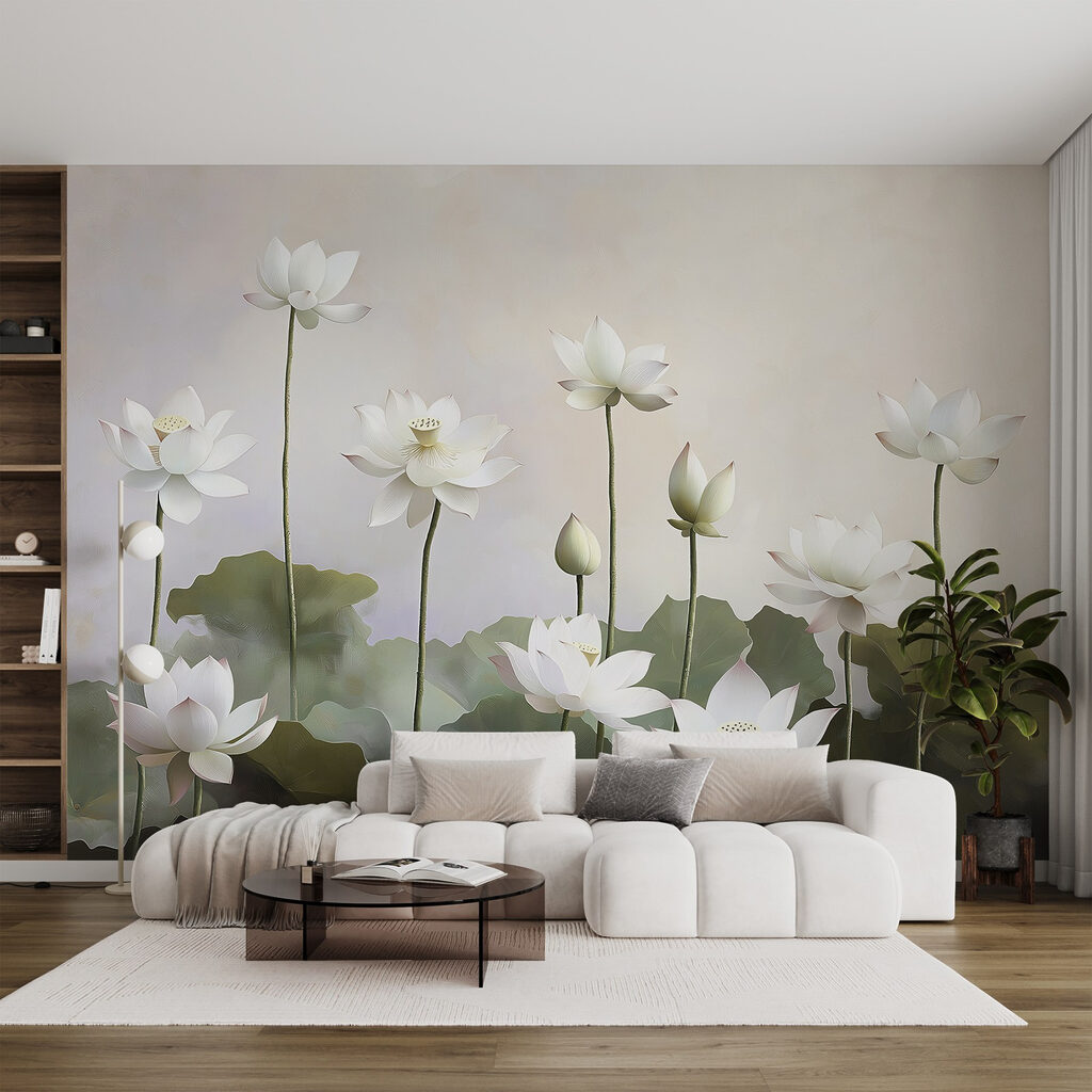 Group of white flowers