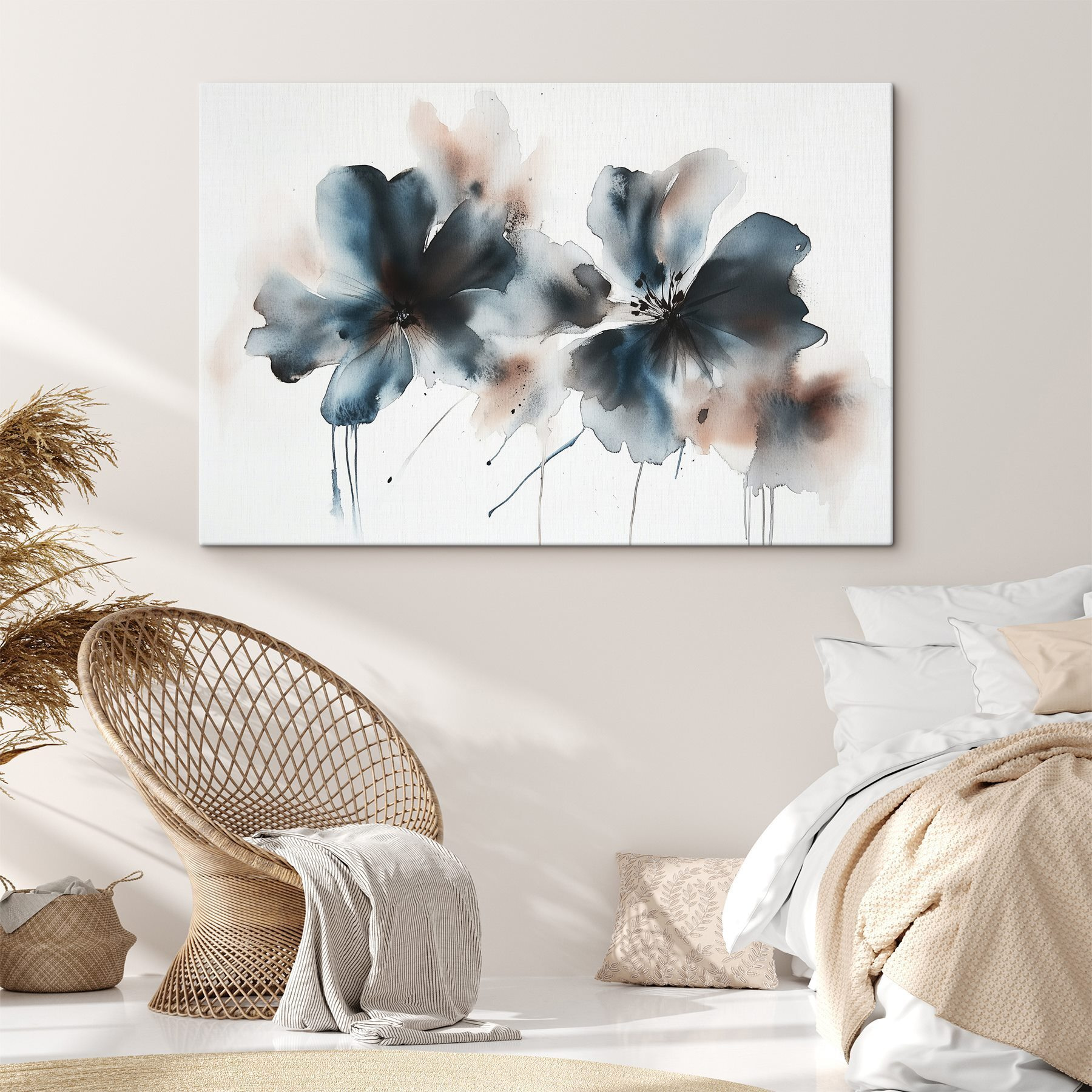Watercolor painting of flowers Watercolor painting of flowers