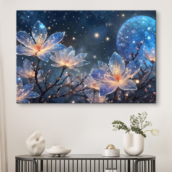 Ramo de flores con luces brillantes Cuadros Ramo de flores con luces brillantes