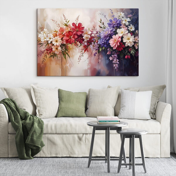 Group of colorful flowers Group of colorful flowers