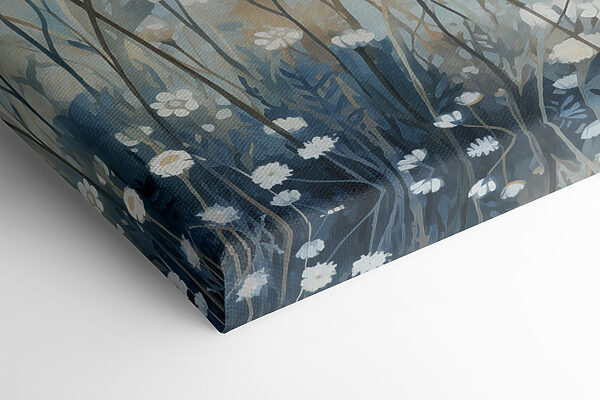 Painting of white flowers