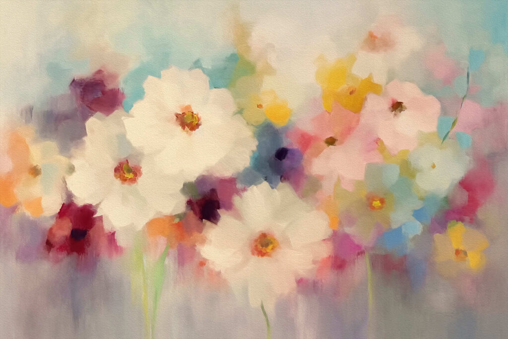 Painting of flowers Painting of flowers