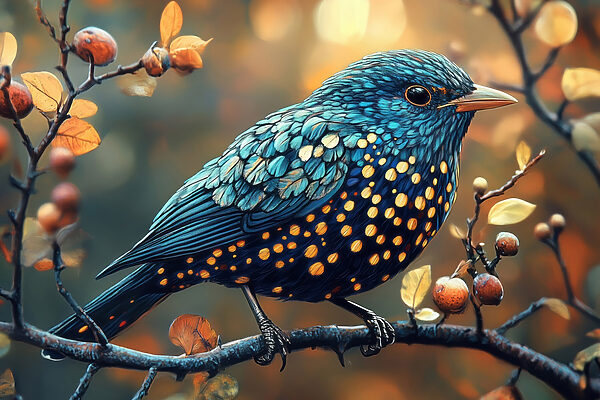 Bird on a branch Bird on a branch