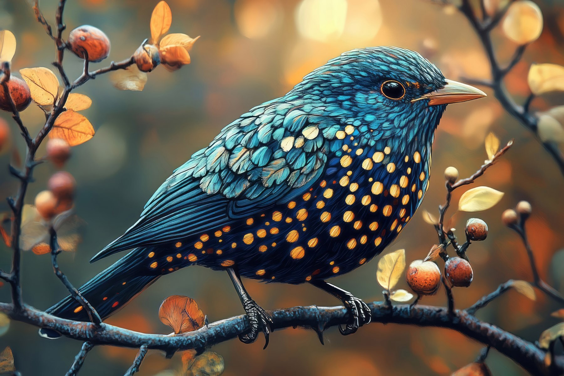 Bird on a branch Bird on a branch