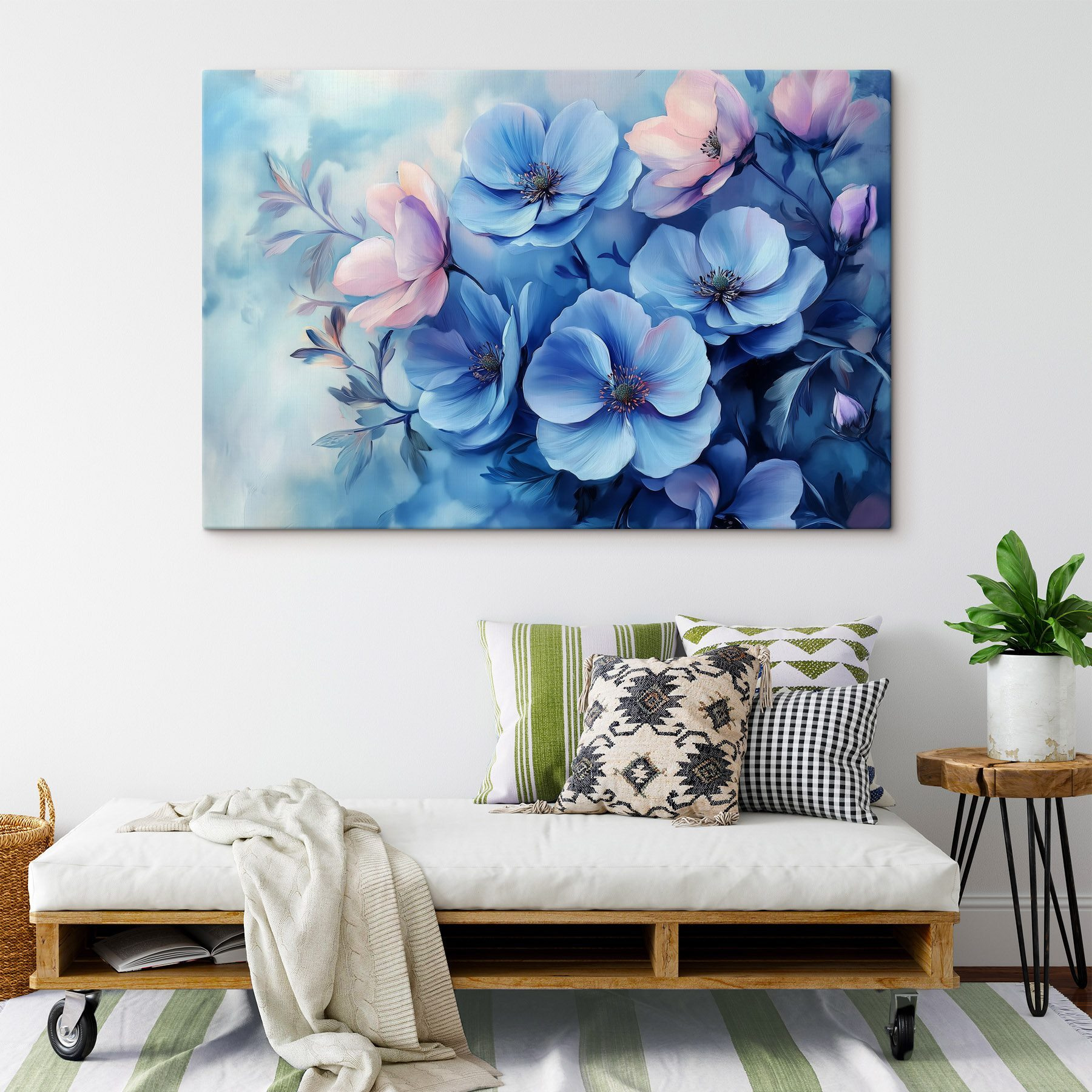 Gentle blooms in soothing hues