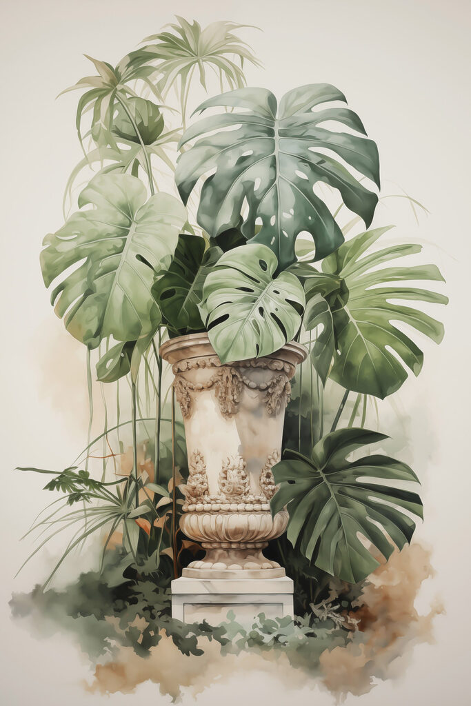 Plant in a vase