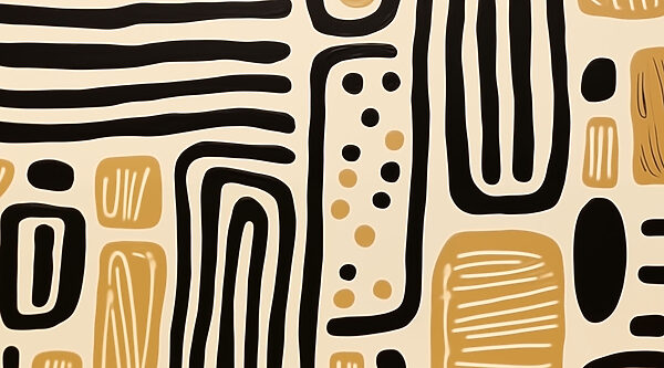 Motivos artísticos en tonos cálidos Motivos artísticos en tonos cálidos