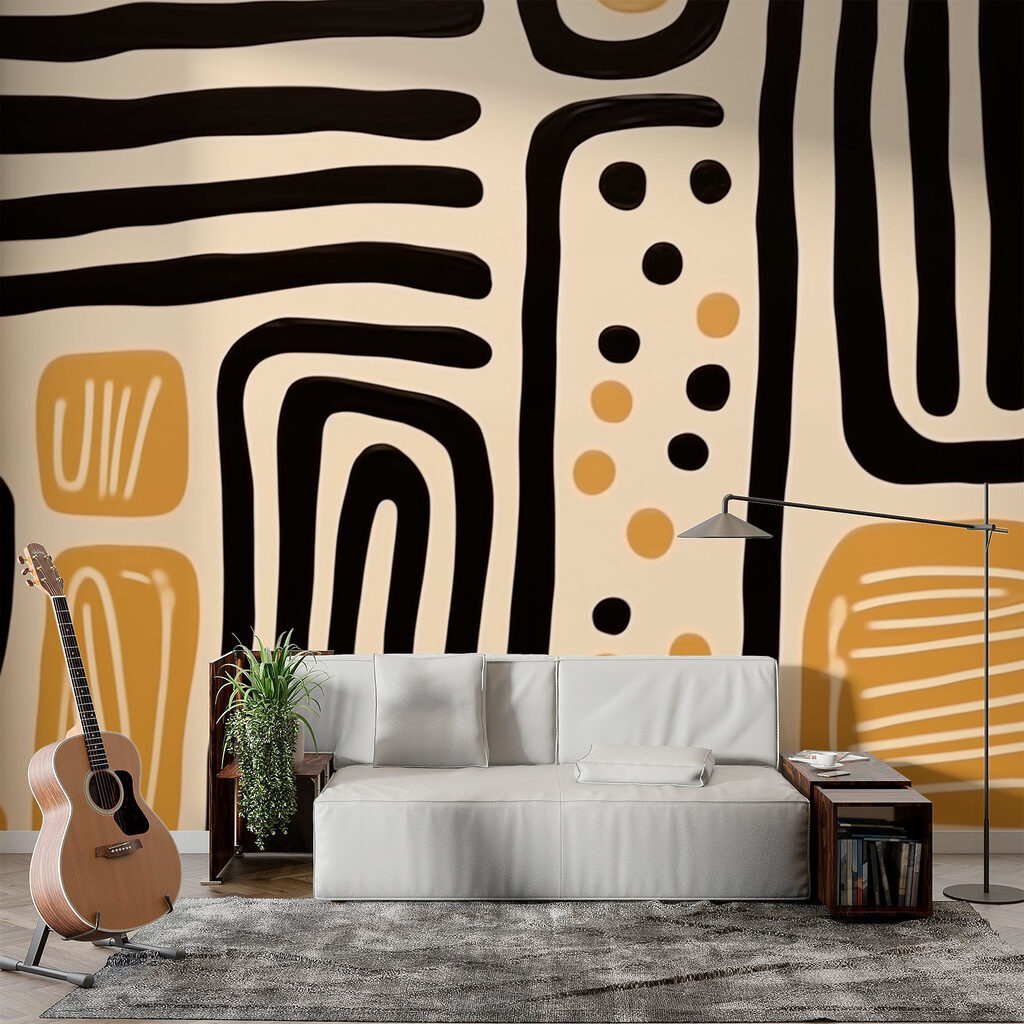 Artistic patterns in warm tones Artistic patterns in warm tones