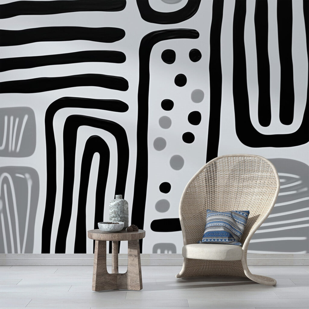 Black and white pattern Black and white pattern