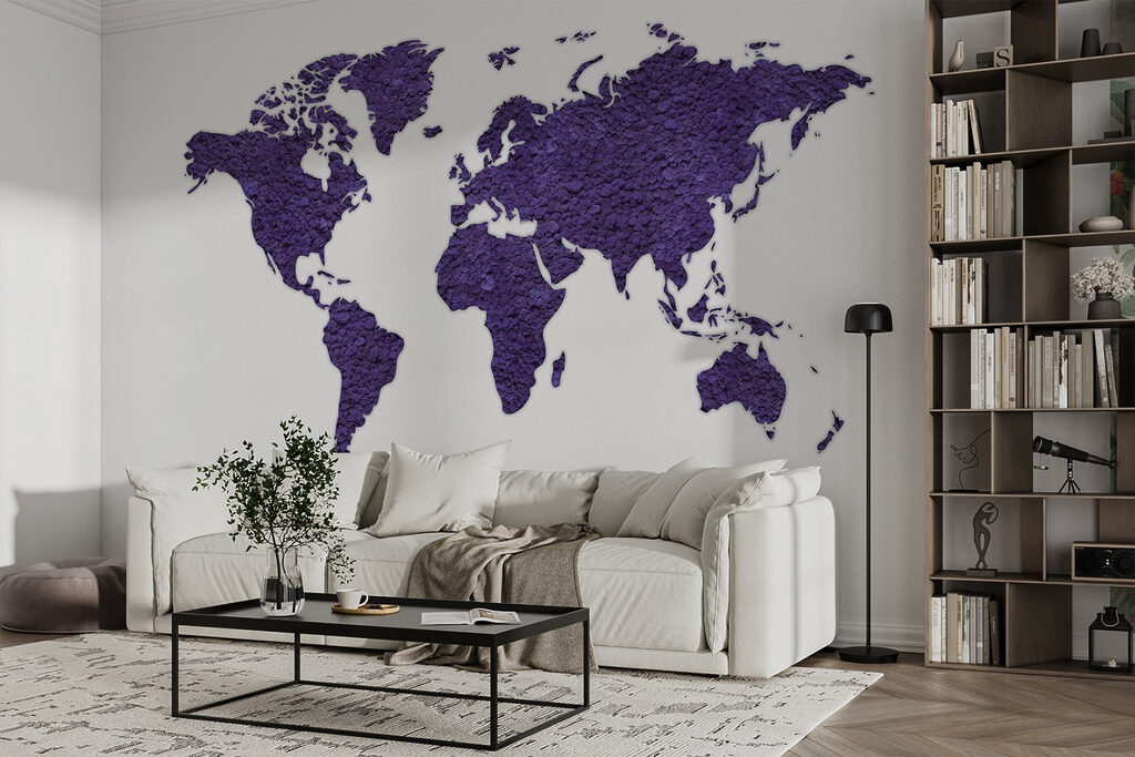 Map of the world Map of the world