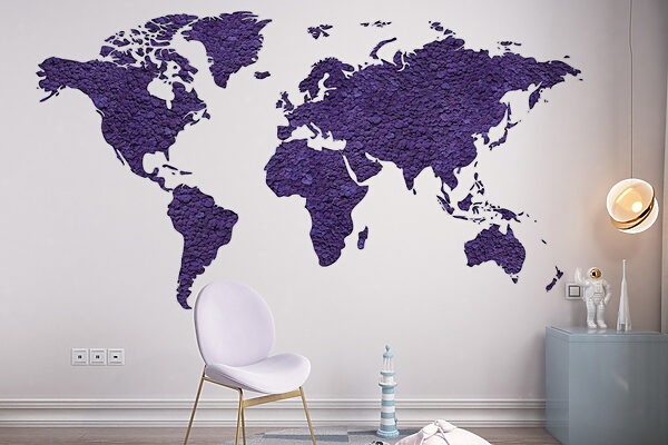 Map of the world Map of the world