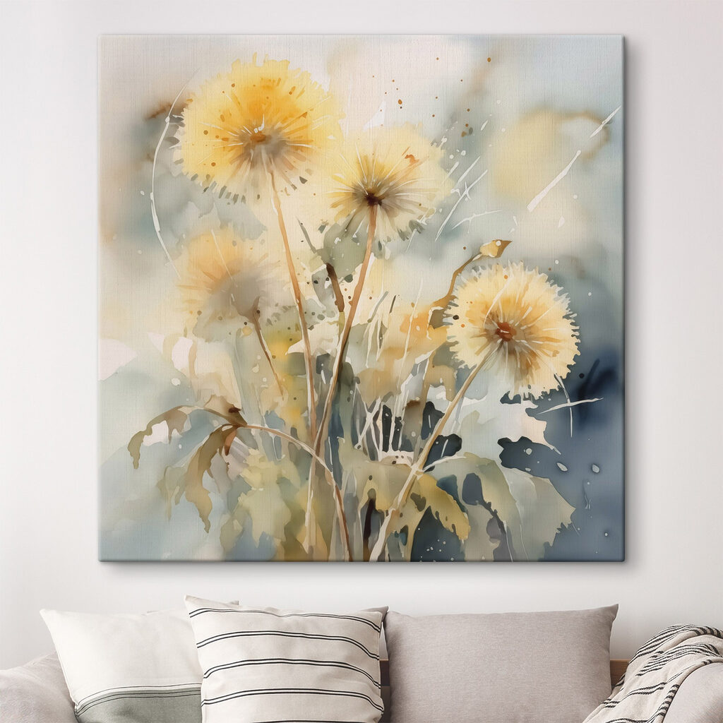 Watercolor of flowers