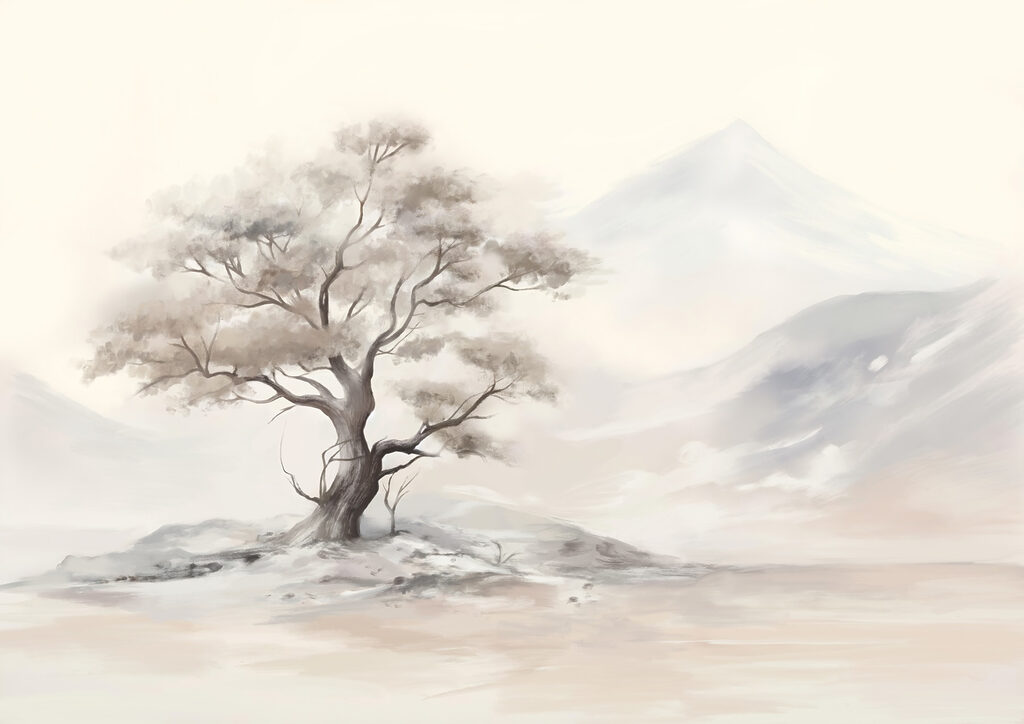 Árbol en el desierto Árbol en el desierto