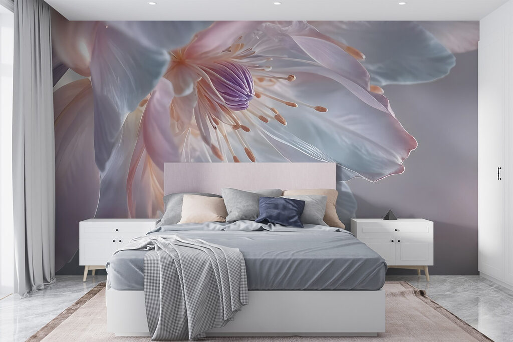 Delicate petals in soft colors