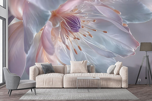 Delicate petals in soft colors