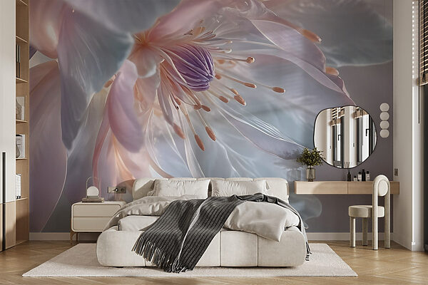 Delicate petals in soft colors