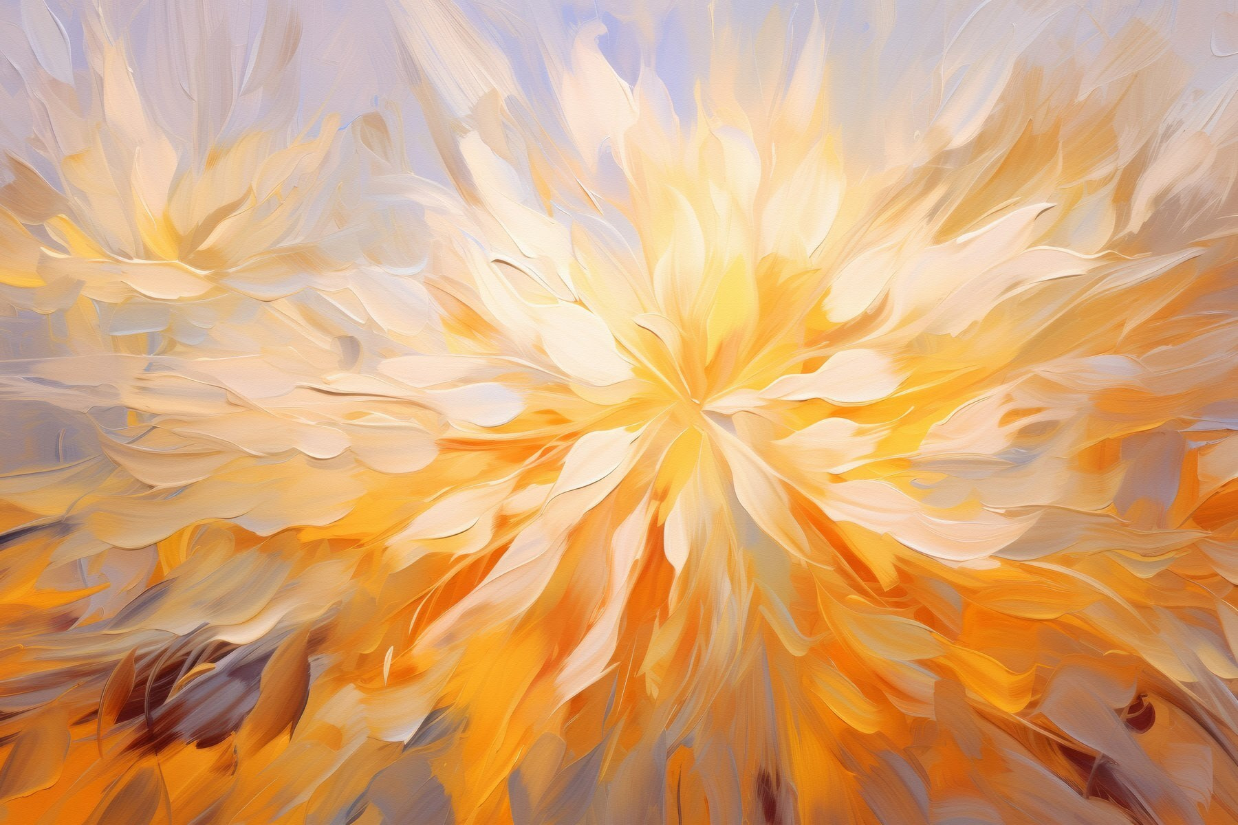 Painting of a flower Painting of a flower