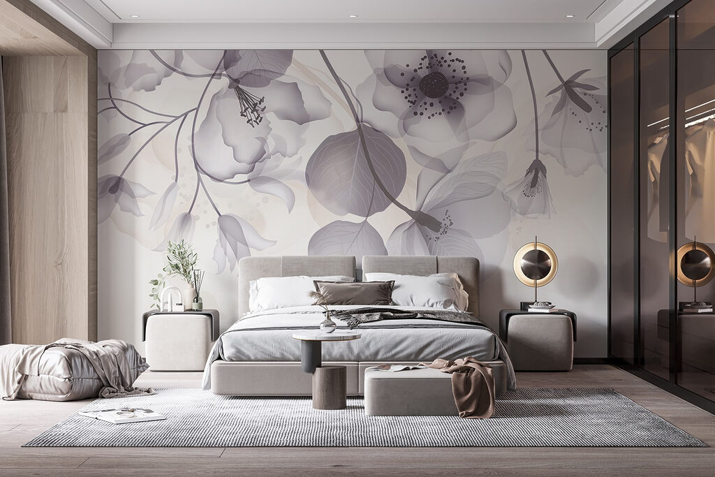 Delicate floral arrangement in soft tones