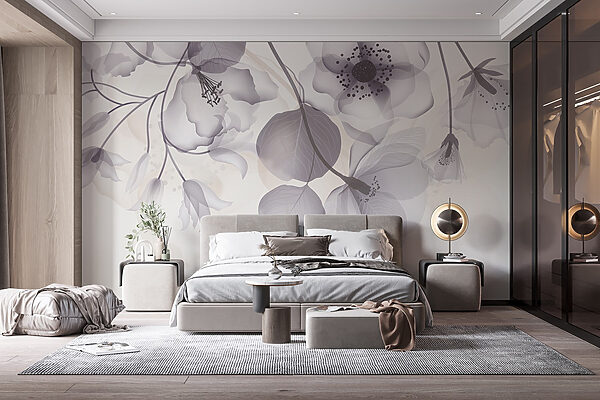 Delicate floral arrangement in soft tones