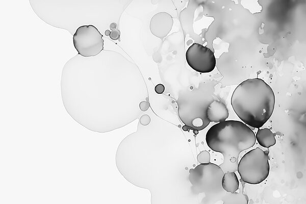 Arte abstracto fluido en blanco y negro. Arte abstracto fluido en blanco y negro.