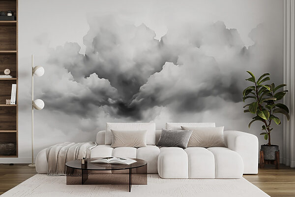 Black and white cloud
