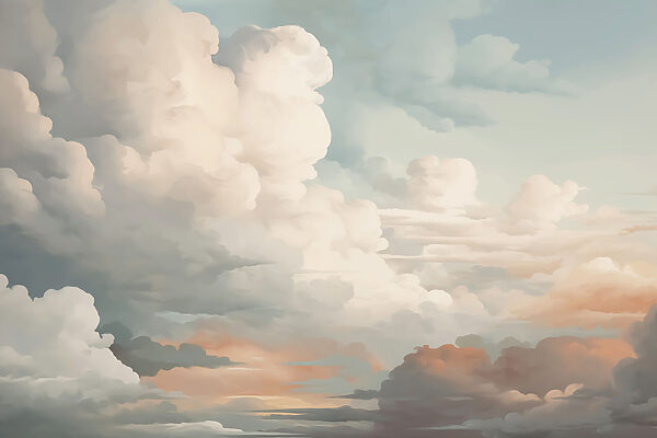 Cielo nublado con muchas nubes Cielo nublado con muchas nubes