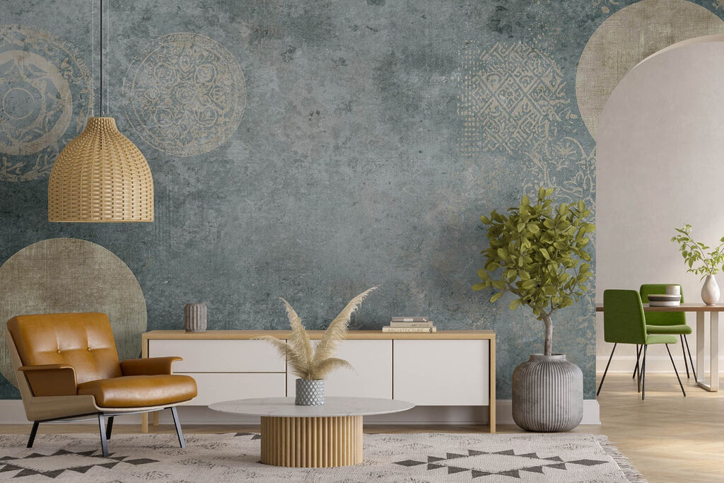 Grey and white background with a pattern