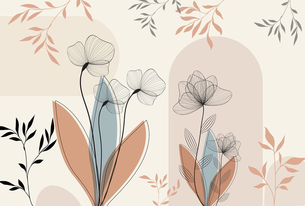 Floral elegance in soft hues