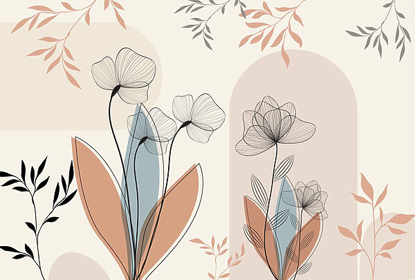 Floral elegance in soft hues