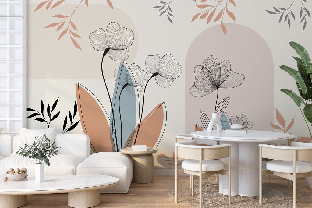 Floral elegance in soft hues