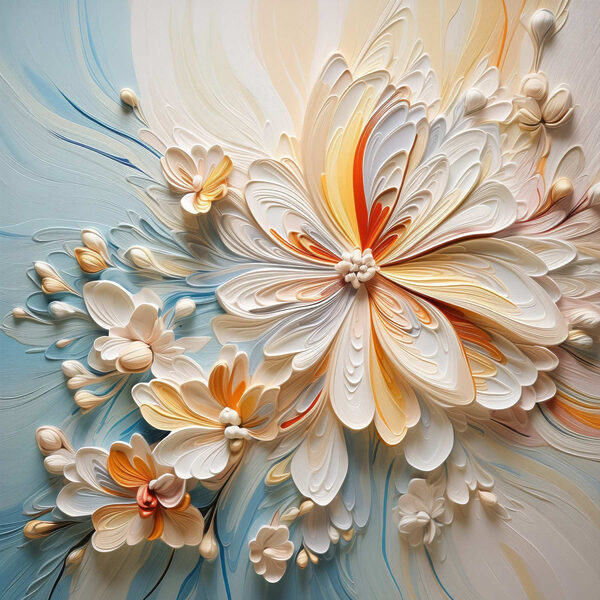 Delicate petals in soft hues