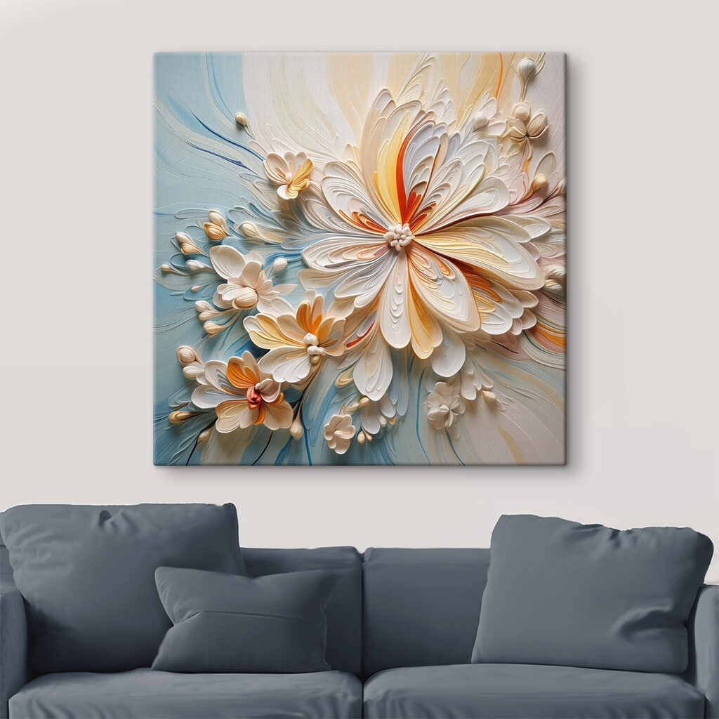 Delicate petals in soft hues