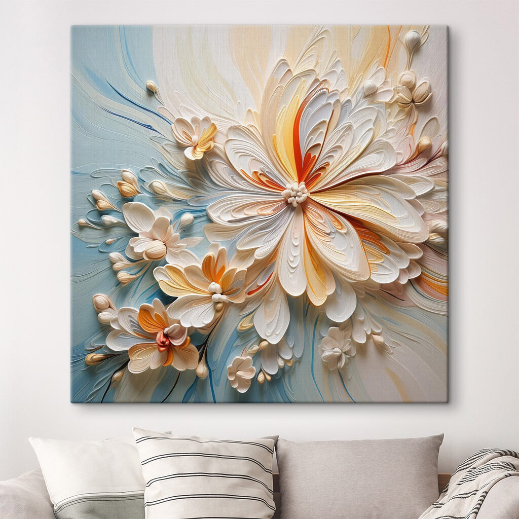 Delicate petals in soft hues