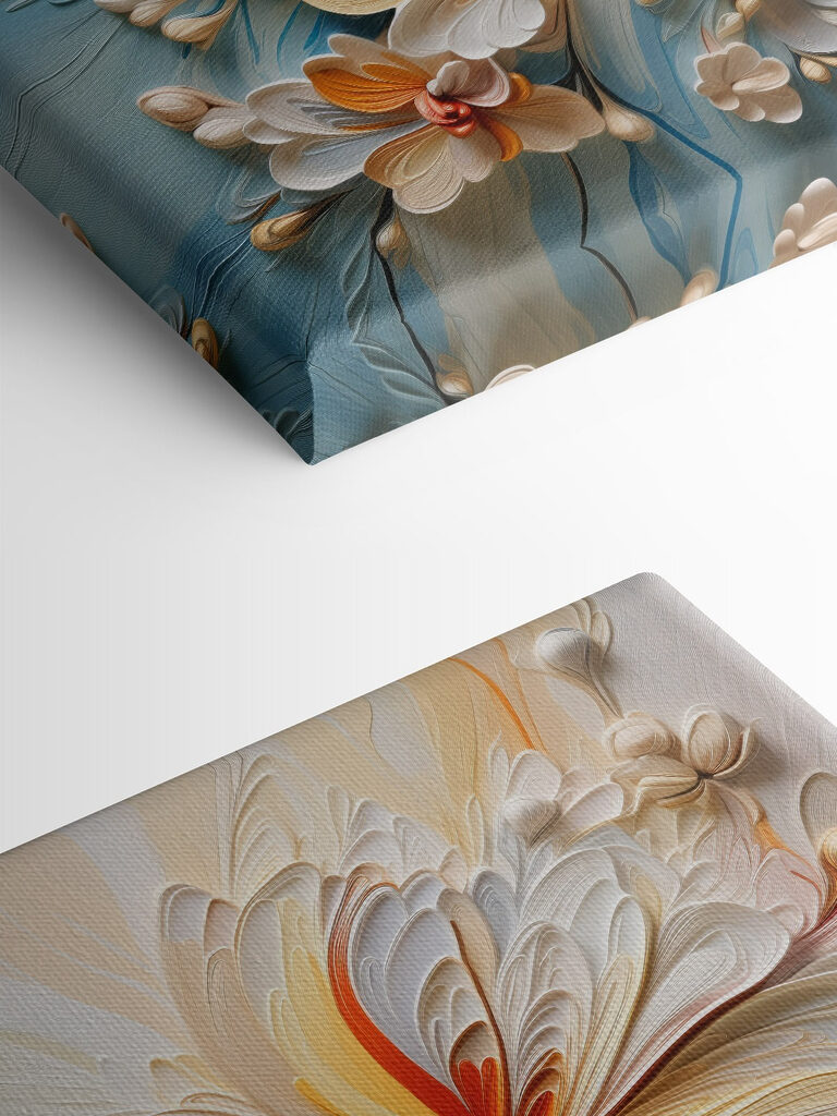 Delicate petals in soft hues