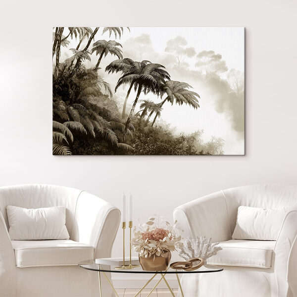 Group of palm trees in a forest Group of palm trees in a forest